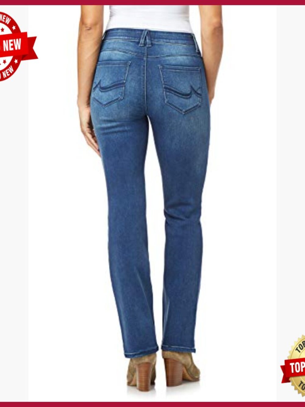 Sculpting Bootcut Jeans with Stretch Denim, Figure Enhancing Fit - Picture 2 of 7